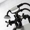 Kingston Brass KS227ORB Deck Mount Clawfoot Tub Faucet with Hand Shower, Oil Rubbed Bronze KS227ORB - alternate 6